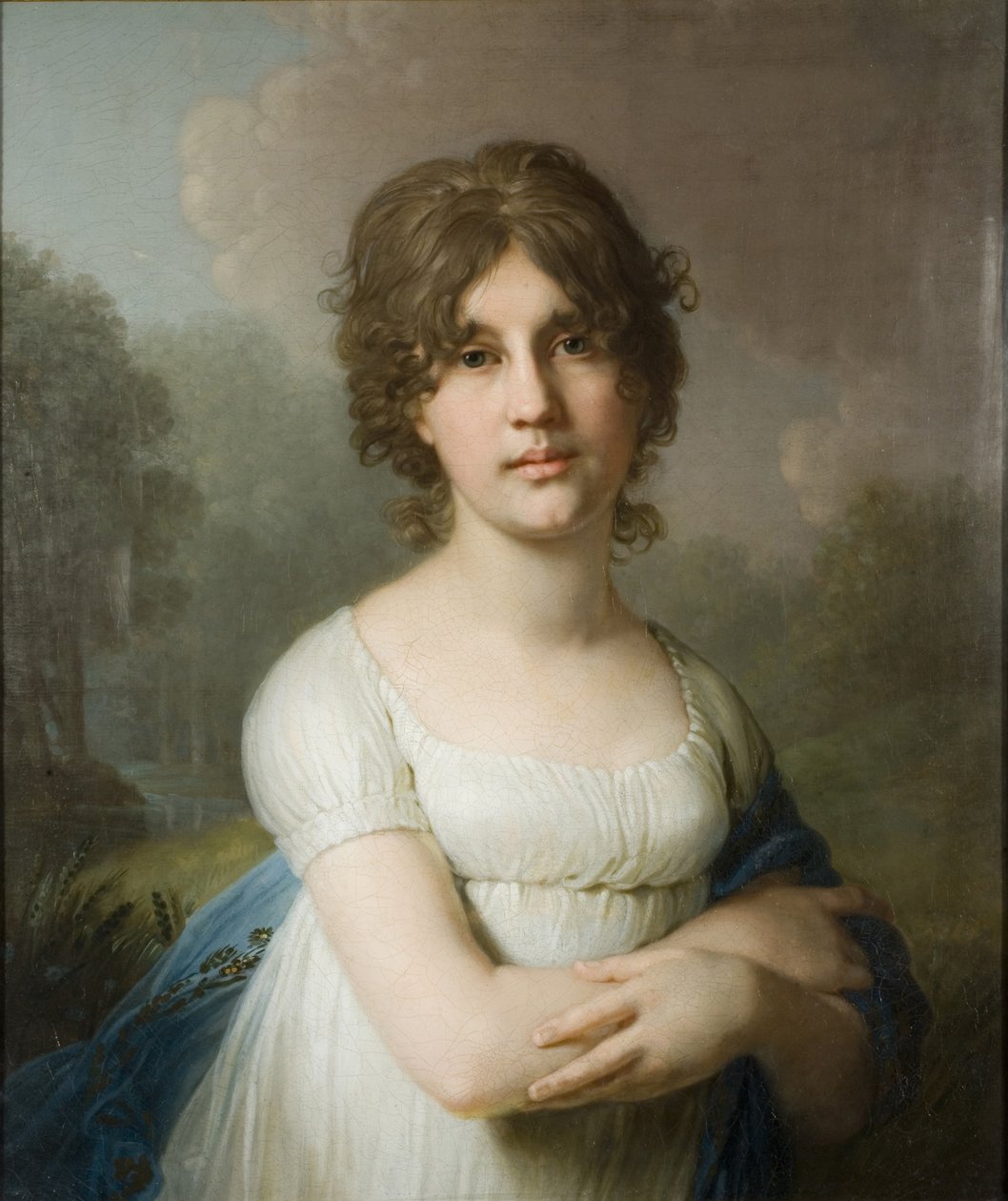 صورة للكونتيسة ييكاتيرينا جافريلوفنا جاجارينا 1783-1861 ، 1801 بواسطة فلاديمير لوكيش بوروفيكوفسكي