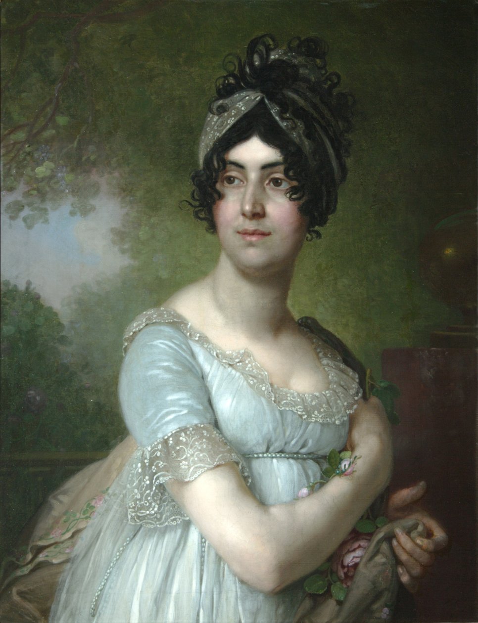 صورة داريا سيميونوفنا ياكوفليفا ، 1801 بواسطة فلاديمير لوكيش بوروفيكوفسكي
