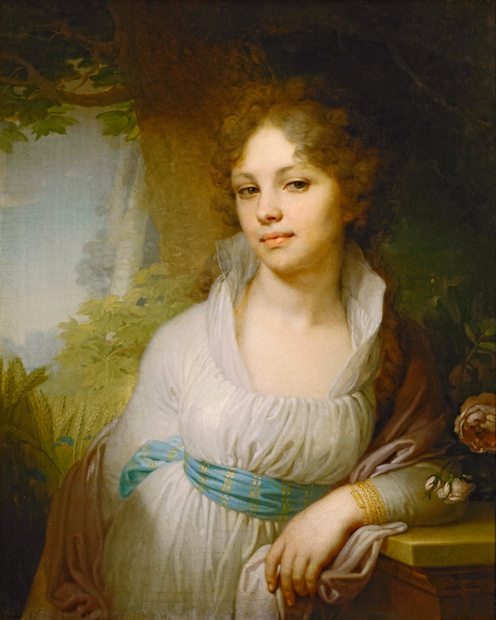 صورة ماريا لوبوخينا 1797 بواسطة فلاديمير لوكيش بوروفيكوفسكي