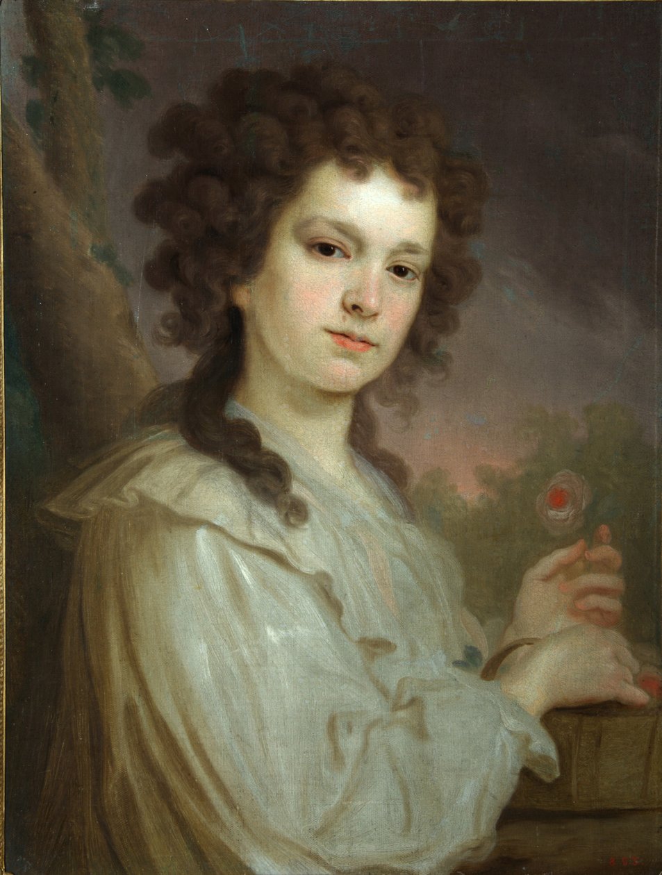 صورة أولغا كوزمينيشنا فيليبوفا 1772-1829 ، 1790 بواسطة فلاديمير لوكيش بوروفيكوفسكي