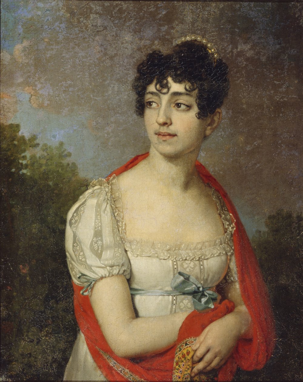 صورة للأميرة ماريا فيودوروفنا باراتينسكايا ، 1807 بواسطة فلاديمير لوكيش بوروفيكوفسكي