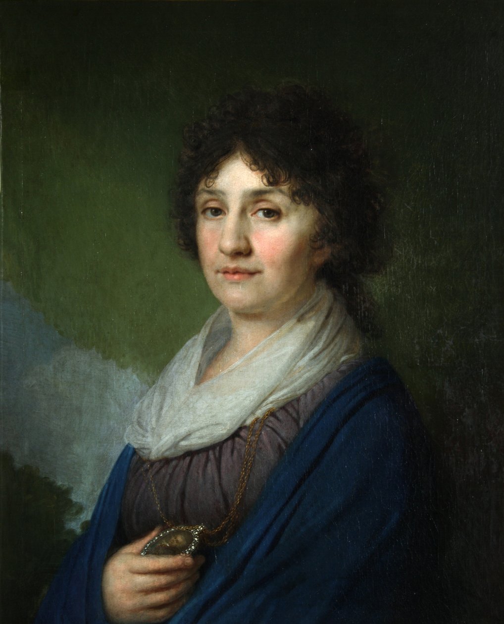 صورة ييكاترينا نيكولاييفنا دافيدوفا ، 1795-1796 بواسطة فلاديمير لوكيش بوروفيكوفسكي