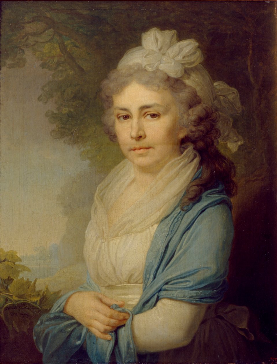 صورة لـ Yelizaveta Ivanovna Neklyudova 1773-1796 ، née Levashova ، 1798 بواسطة فلاديمير لوكيش بوروفيكوفسكي