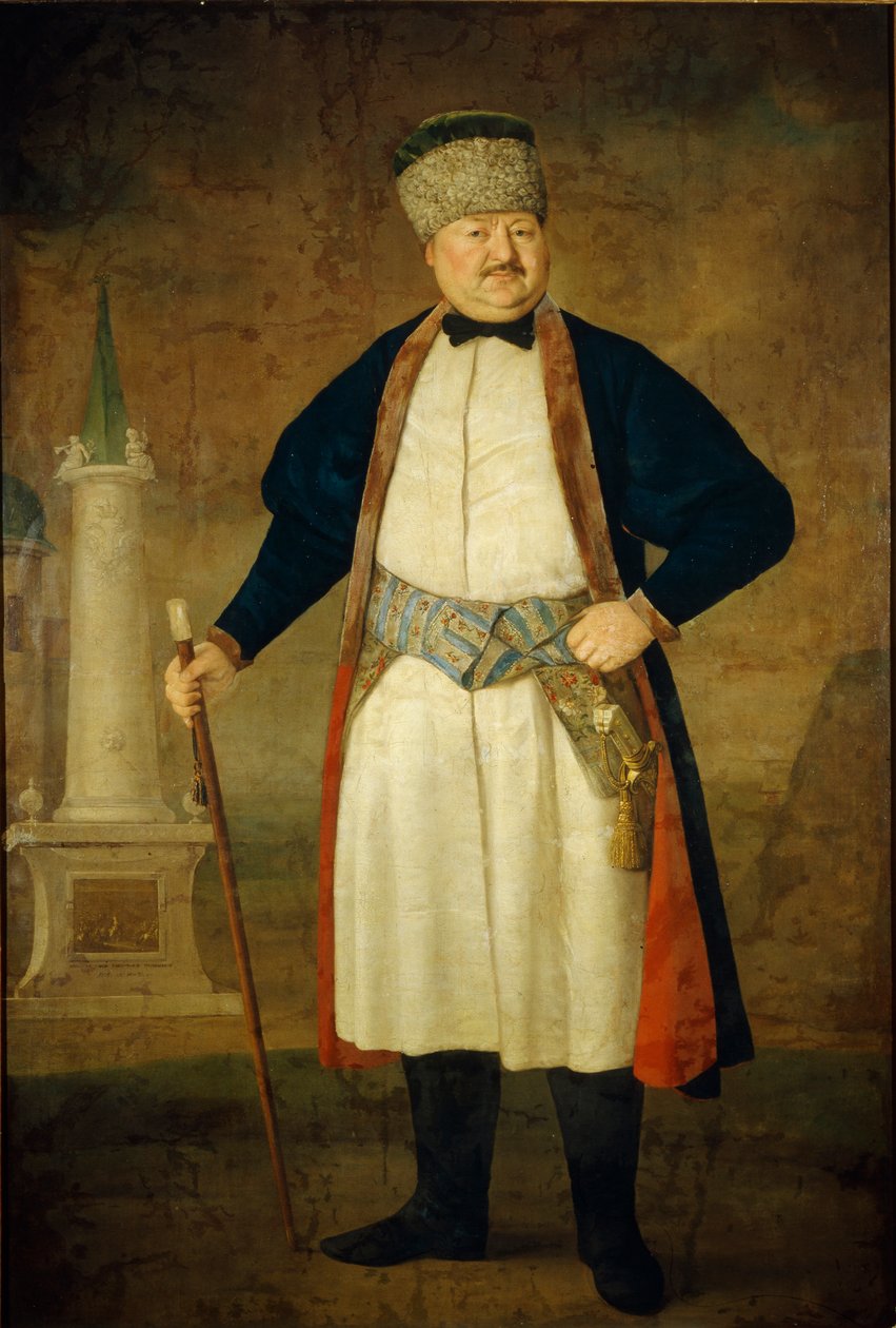 صورة بافل ياكوفليفيتش رودينكو ، 1778 بواسطة فلاديمير لوكيش بوروفيكوفسكي
