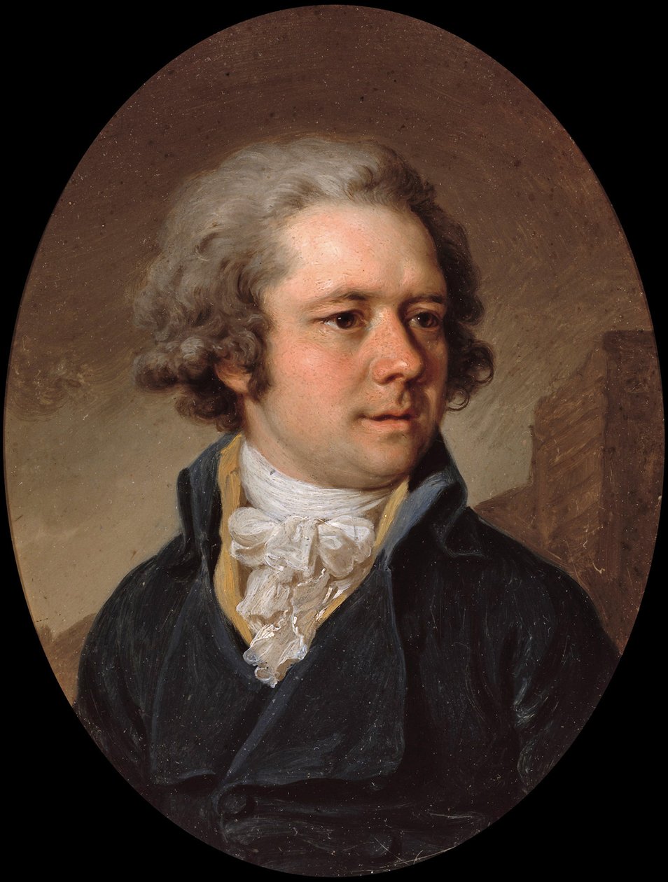 صورة المهندس المعماري آدم مينيلوس 1753-1831 ، أوائل 1790 بواسطة فلاديمير لوكيش بوروفيكوفسكي