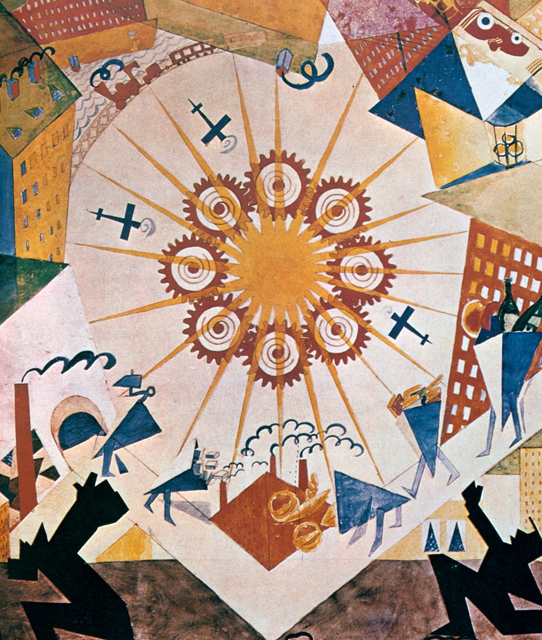 تصميم ديكور سر الغموض 1919. بواسطة فلاديمير ماياكوفسكي