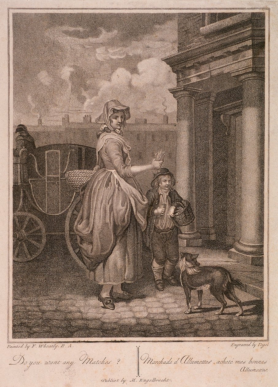 "هل تريد أي مباريات" ، صرخات لندن ، c1794 بواسطة طائر