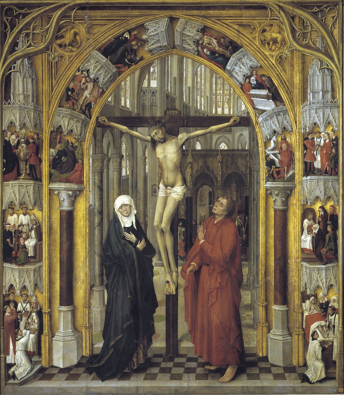 الخلاص Tryptich: The Crucifixion بواسطة فرانكي فان دير ستوكت