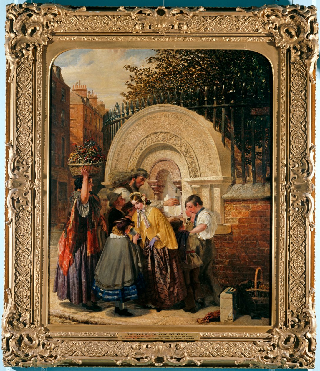 نافورة الشرب العامة الأولى ، 1859-60 بواسطة WA Atkinson