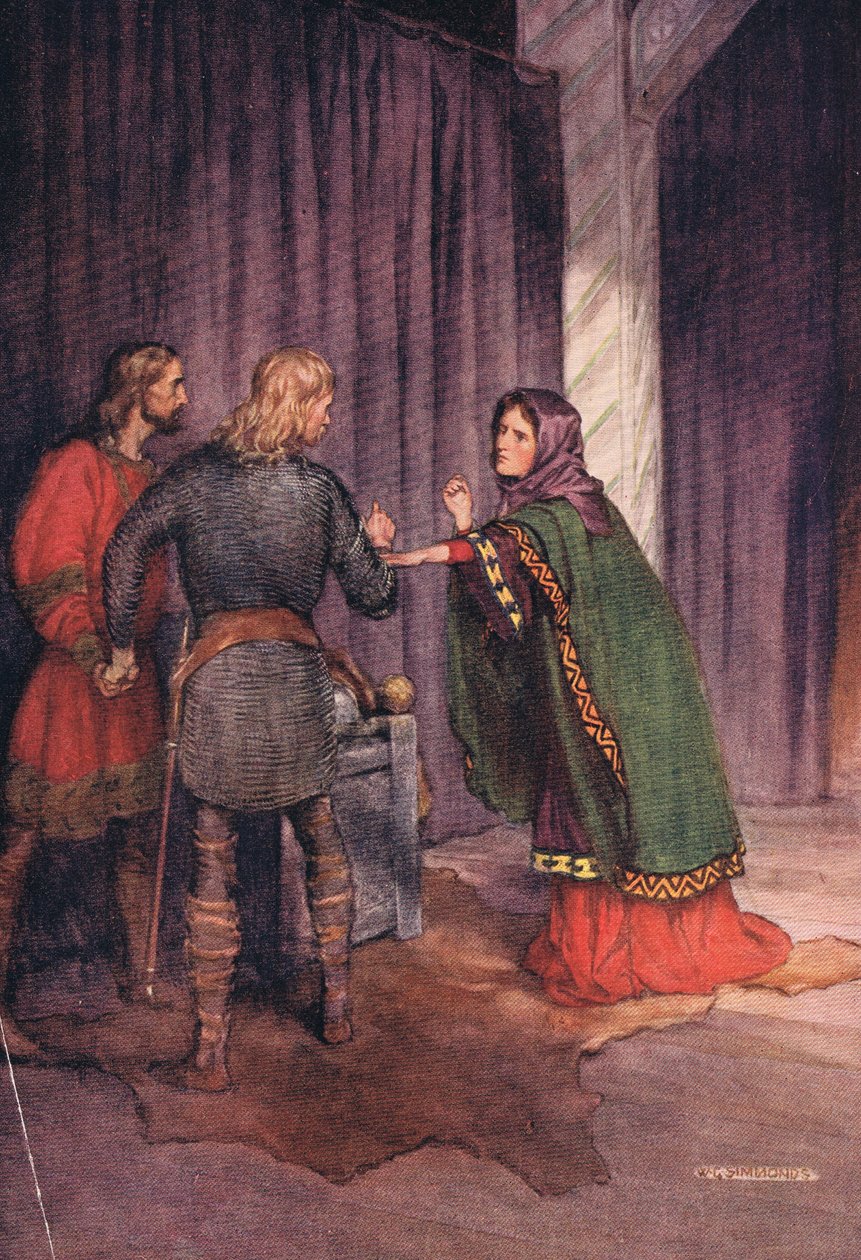 "ويل واحد يخطو على كعب آخر" ، 1910 بواسطة حصة مسطحة سيموندز