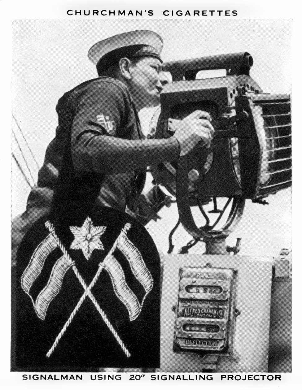 Signalman باستخدام 20 جهاز عرض إشارة ، 1937. بواسطة WA و AC تشيرشمان