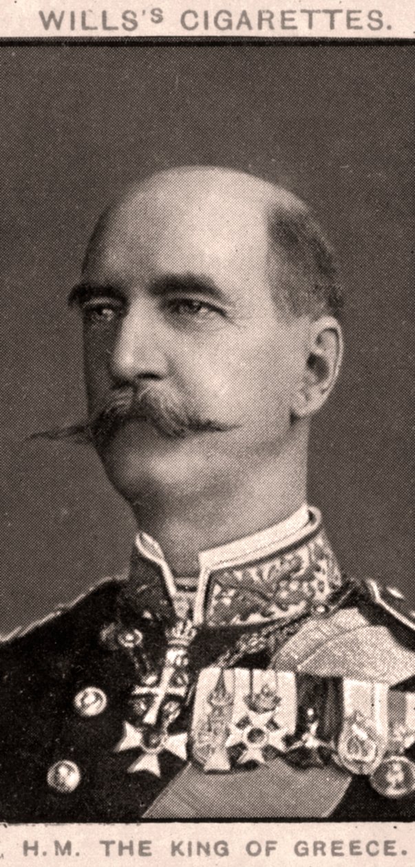 جلالة ملك اليونان 1908. بواسطة إرادة WD و HO