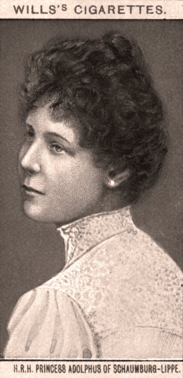صاحبة السمو الملكي الأميرة أدولفوس من شومبرغ ليبي 1908. بواسطة إرادة WD و HO