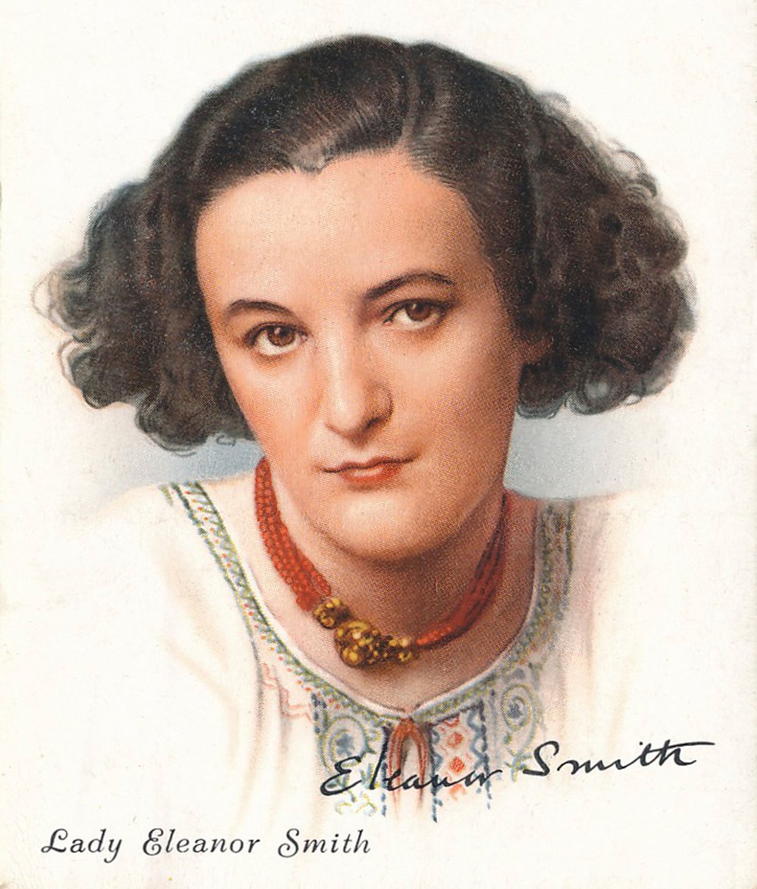 ليدي إليانور سميث ، 1937. الفنانون: غير معروف ، WD & HO Wills. بواسطة إرادة WD و HO