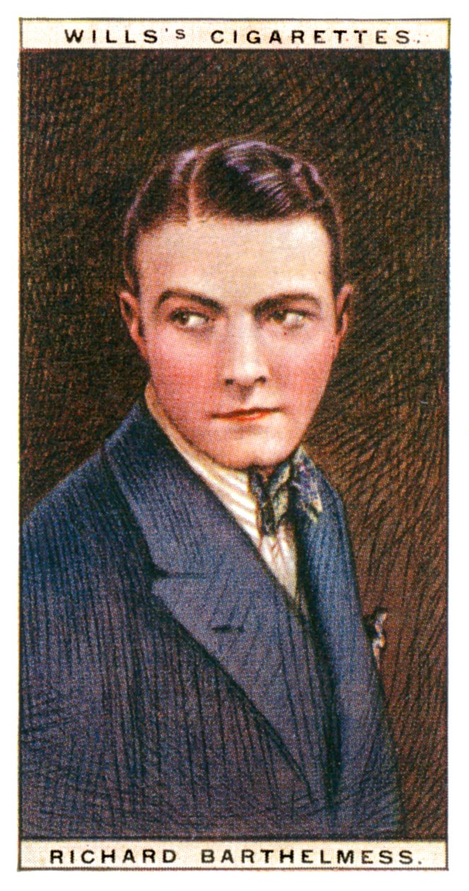 ريتشارد بارثيلميس 1895-1963 ، نجم سينمائي أمريكي ، 1928. بواسطة إرادة WD و HO