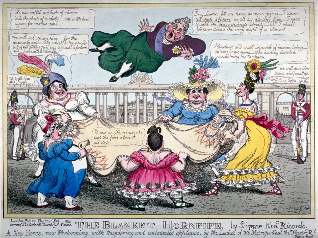 "The Blanket Hornpipe ..." ، ١٨٢٠. بواسطة نحن