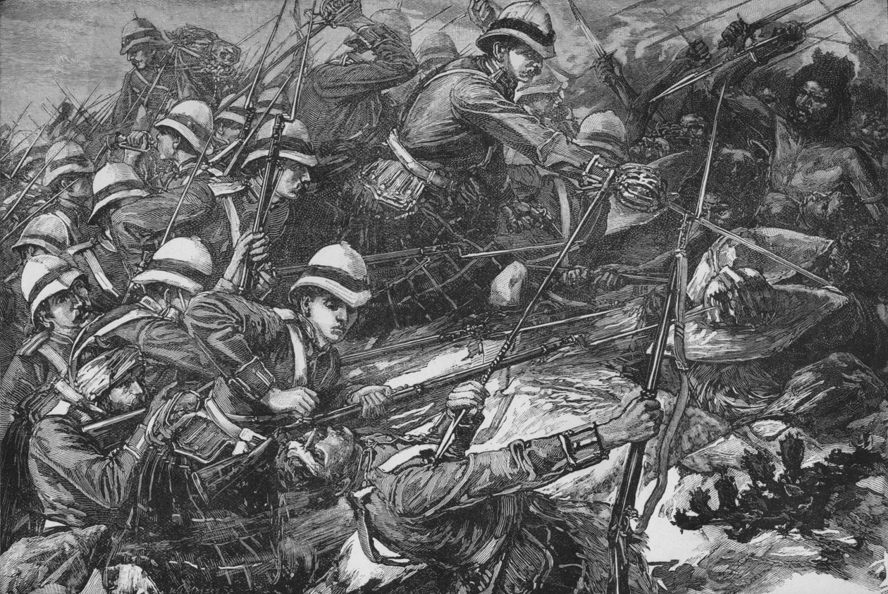 "معركة تاماي" عام 1885 بواسطة WI Mosses