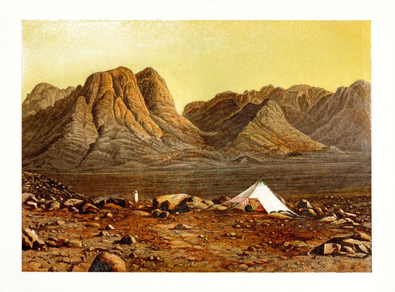 جبل سيناء ، مصر ، c1870. بواسطة دبليو ديكنز
