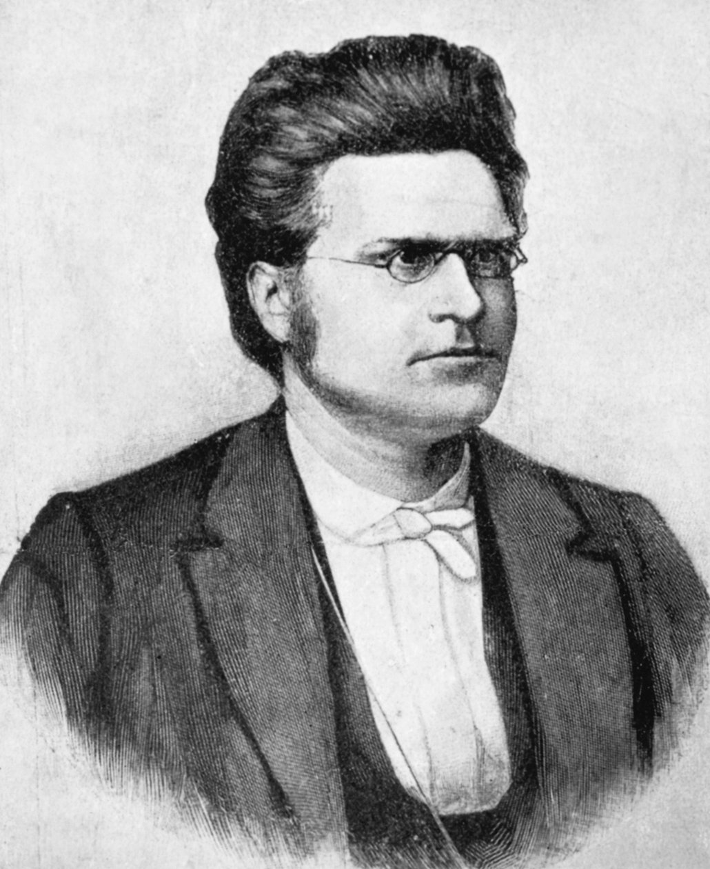 Portrait of Bjornstjerne Martinius Bjornson (1832-1910), Norwegian writer, poet, and playwright, woodcut after photograph by Budtz Mueller and co بواسطة WG (بعد) ثاير