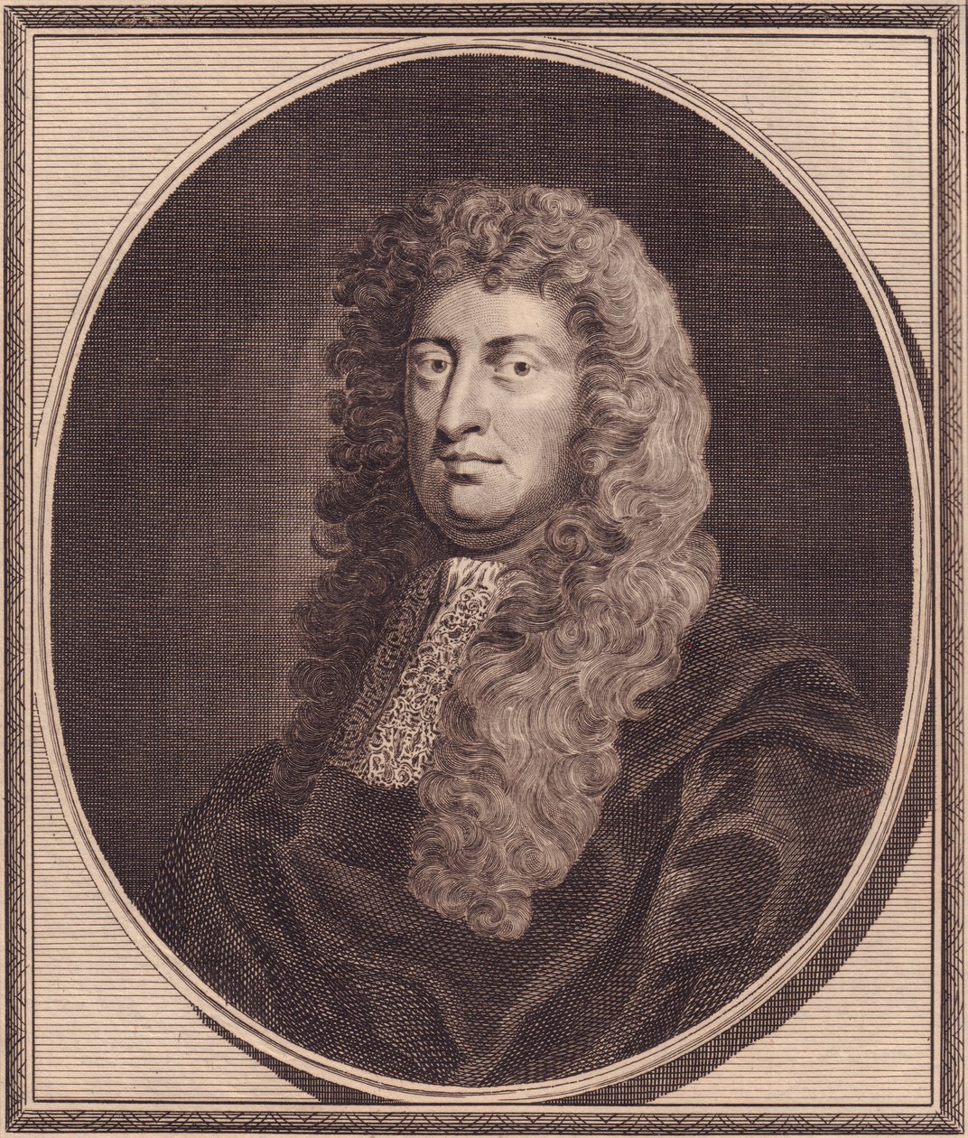 Portrait of English politician William Russell, Lord Russell (1639-1683), copper engraving by John Goldar (1729-1795) from painting by G Kneller بواسطة WG (بعد) ثاير
