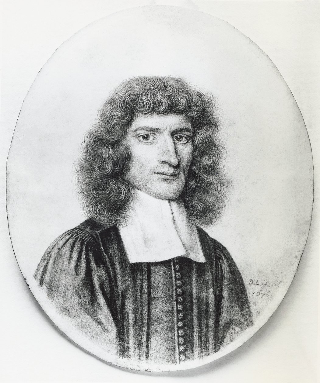 Portrait of Isaac Barrow (1630-1677), English Christian theologian and mathematician, engraving بواسطة WG (بعد) ثاير
