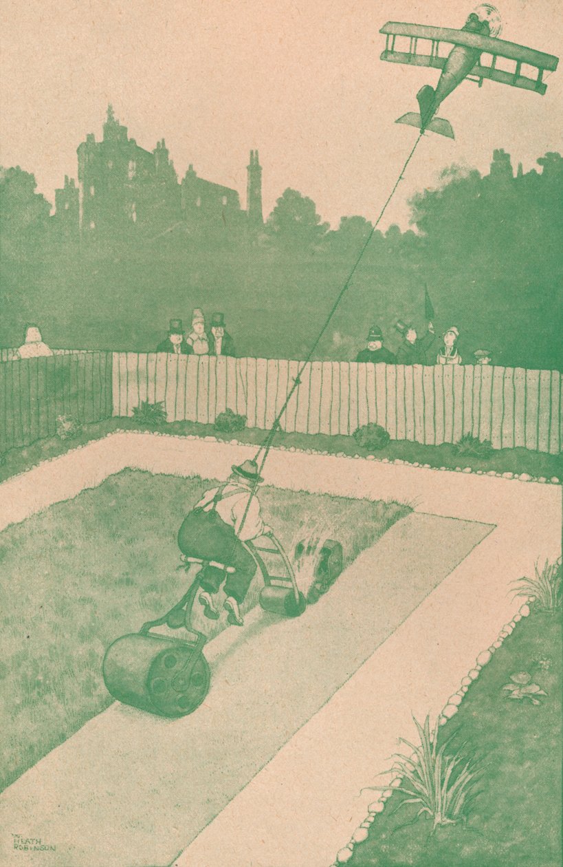 تلميح إلى منزل الطيار في إجازة ، c1918 1919 بواسطة وليام هيث روبنسون
