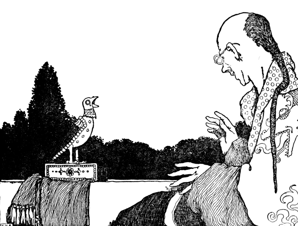 كان ناجحًا تمامًا مثل العندليب الحقيقي ، c1930 بواسطة وليام هيث روبنسون