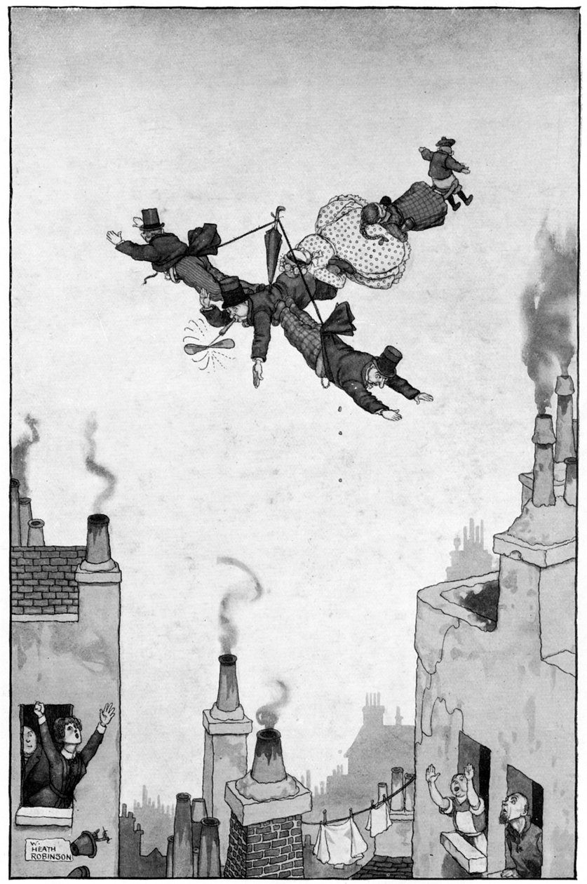 فكاهة الطيران ، 1920 بواسطة وليام هيث روبنسون