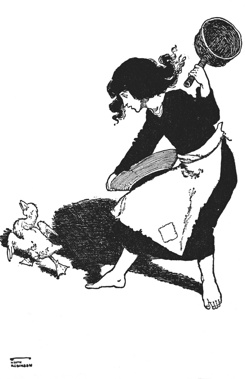 تم ازدراء البطة الضعيفة من قبل الجميع ، c1930 بواسطة وليام هيث روبنسون
