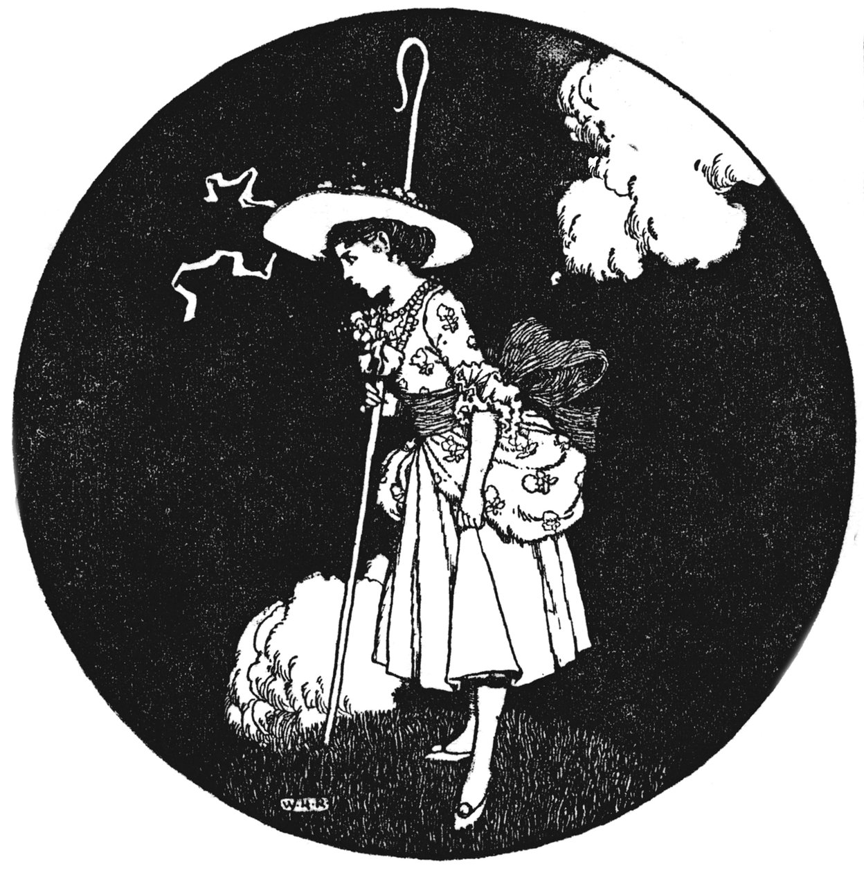 The Shepherdess and the Chmney-Sweeper، c1930 بواسطة وليام هيث روبنسون