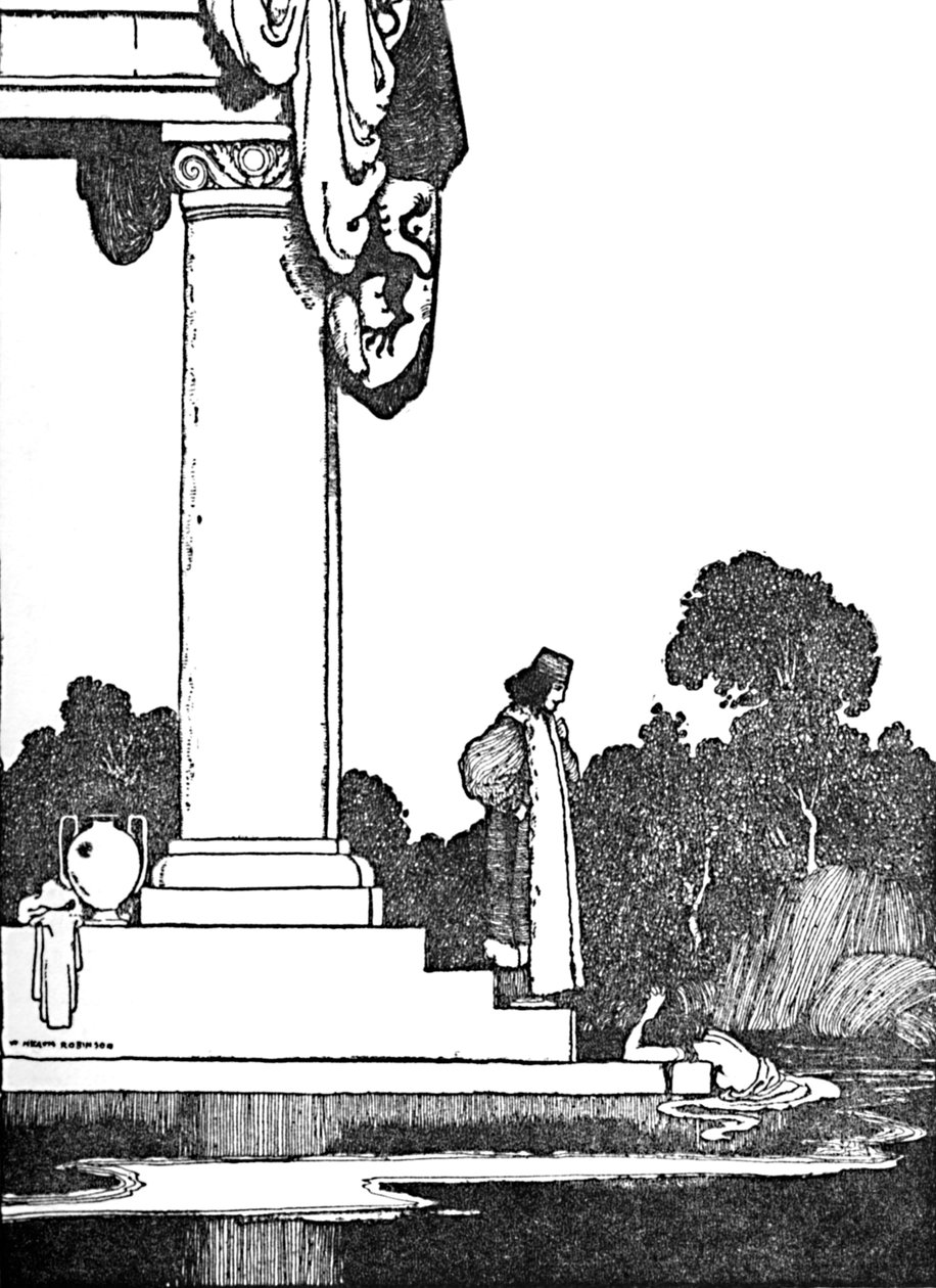 عندما قامت الشمس استيقظت ، c1930 بواسطة وليام هيث روبنسون