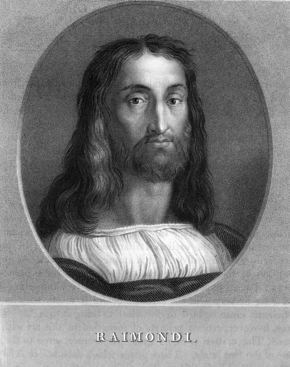 Marcantonio Raimondi ، حفارة إيطالية ، 1836. بواسطة دبليو هول