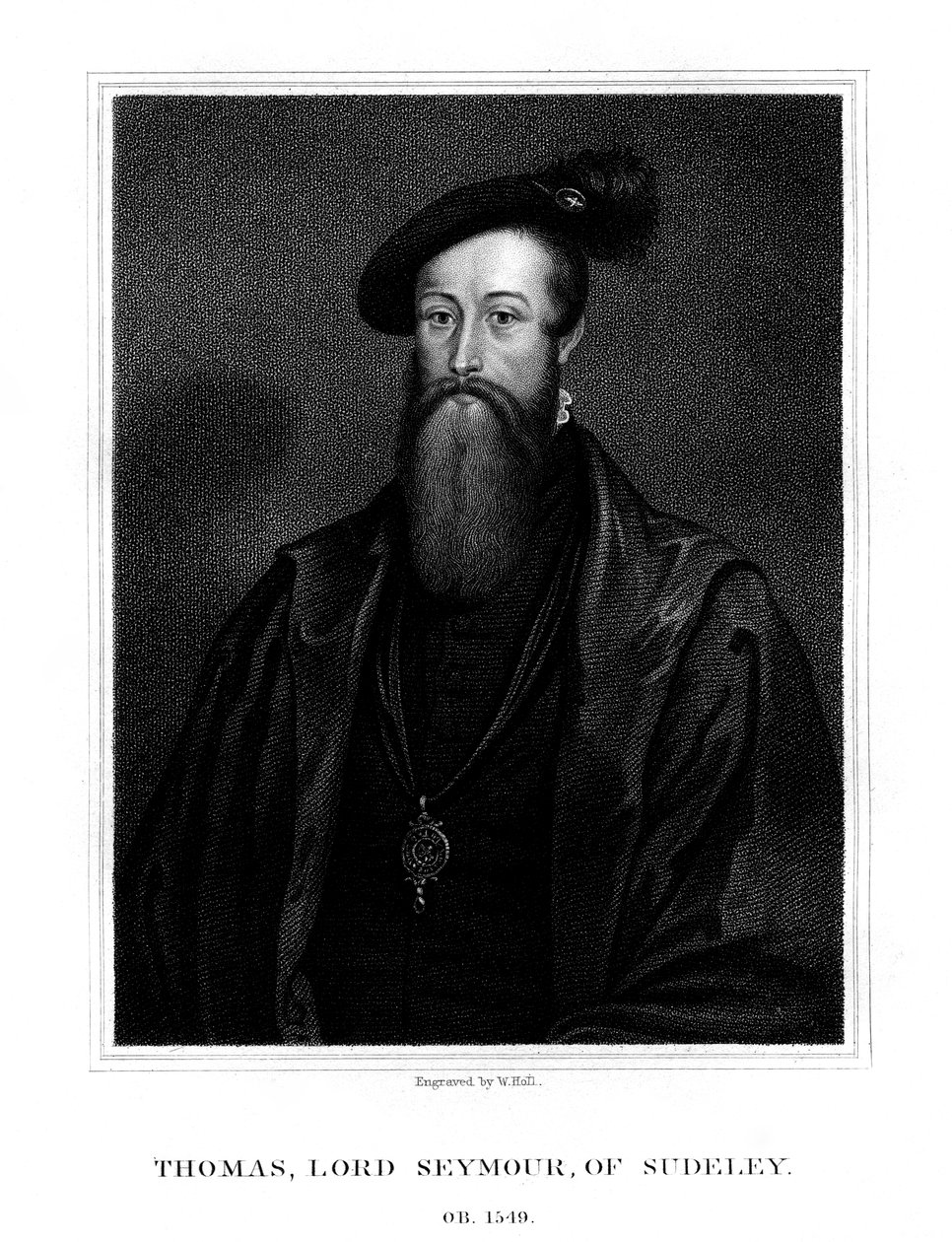 توماس سيمور ، البارون سيمور من Sudeley ، الأخ الأصغر لجين سيمور ، 1825. بواسطة دبليو هول