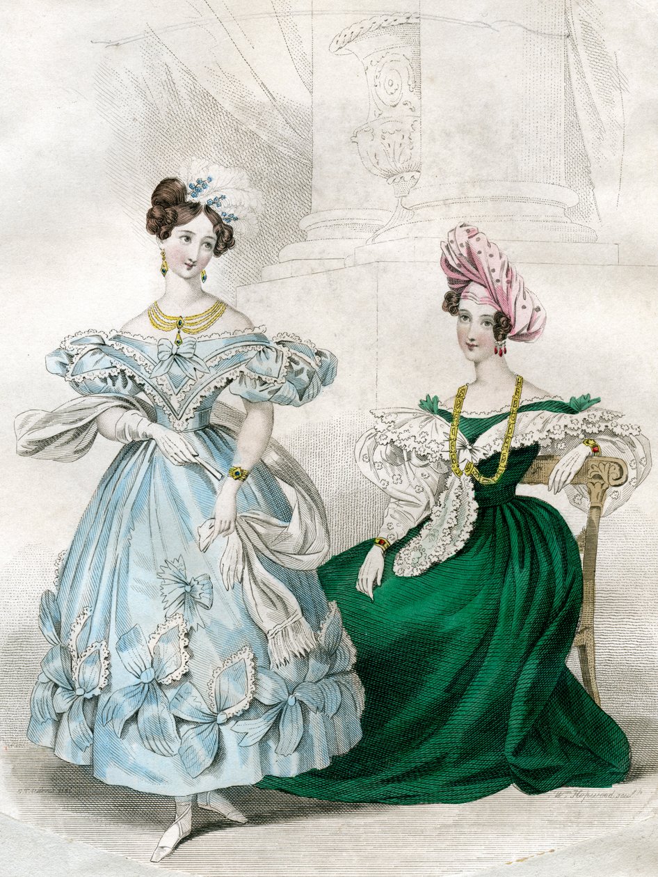 أزياء نسائية ، c1830s بواسطة دبليو هوبوود