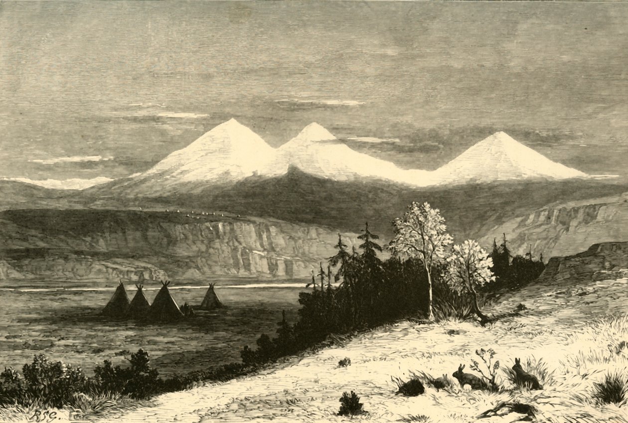"الأخوات الثلاث" ، 1872. بواسطة دبليو جي لينتون