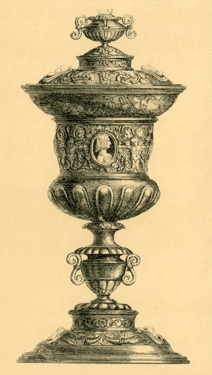 كأس وغطاء فضي ، c1550 ، 1881. بواسطة دبليو إم ماكجيل