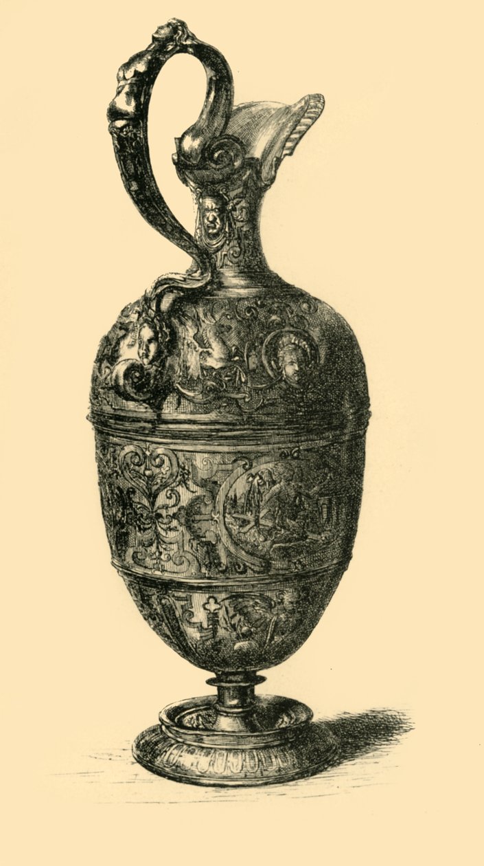 إبريق بيوتر ، 1580-1600 ، 1881. بواسطة دبليو دبليو مكارتي