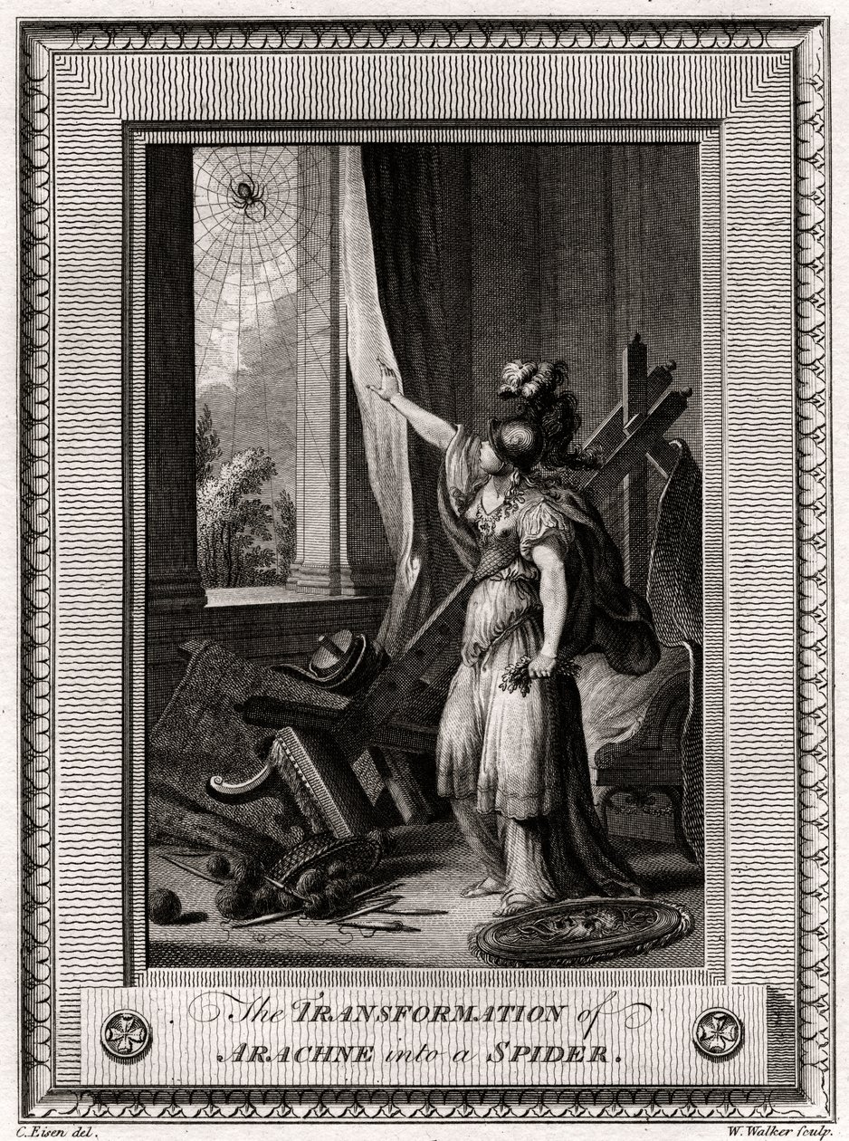 تحول عراكن إلى عنكبوت ، 1775 بواسطة دبليو ووكر