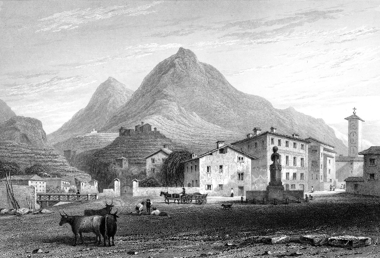 سوندريو ، لومباردي ، إيطاليا ، 1828. بواسطة دبليو واليس
