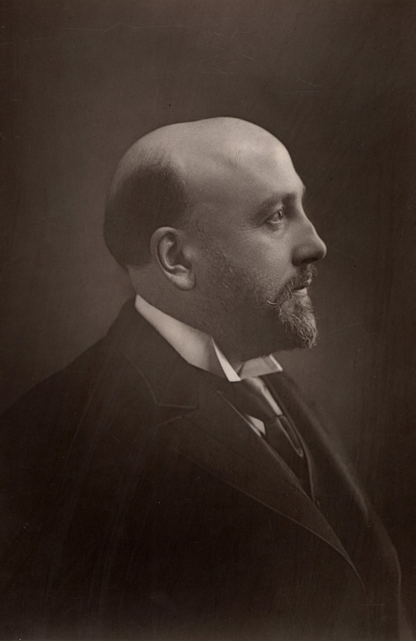 "" ألكسندر كامبل ماكنزي (1847-1935) الملحن والقائد الموسيقي الاسكتلندي. مدير الأكاديمية الملكية للموسيقى ، لندن (1887-1924). (وودبريتيبي) بواسطة W و D (بعد) داوني