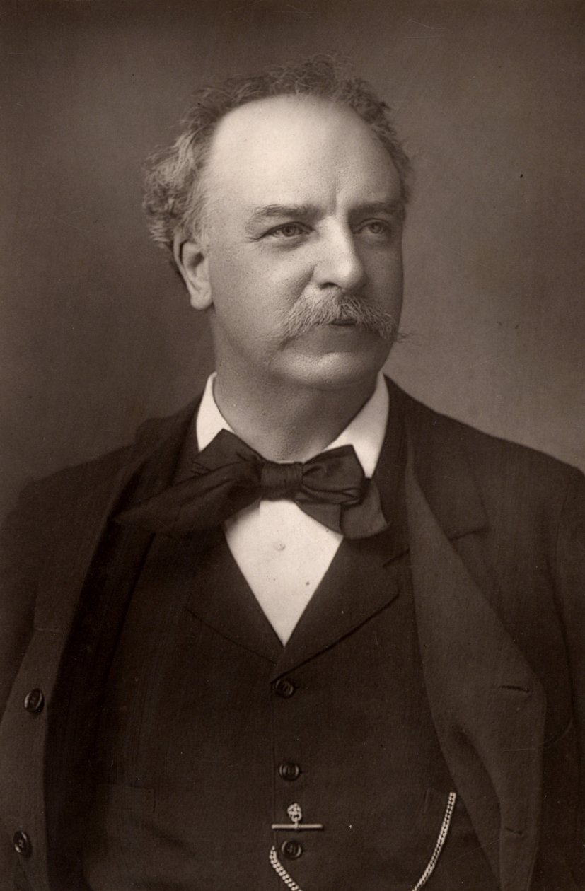 "" تشارلز سانتلي (1834-1922) الباريتون الإنجليزي (woodburytype). بواسطة W و D (بعد) داوني