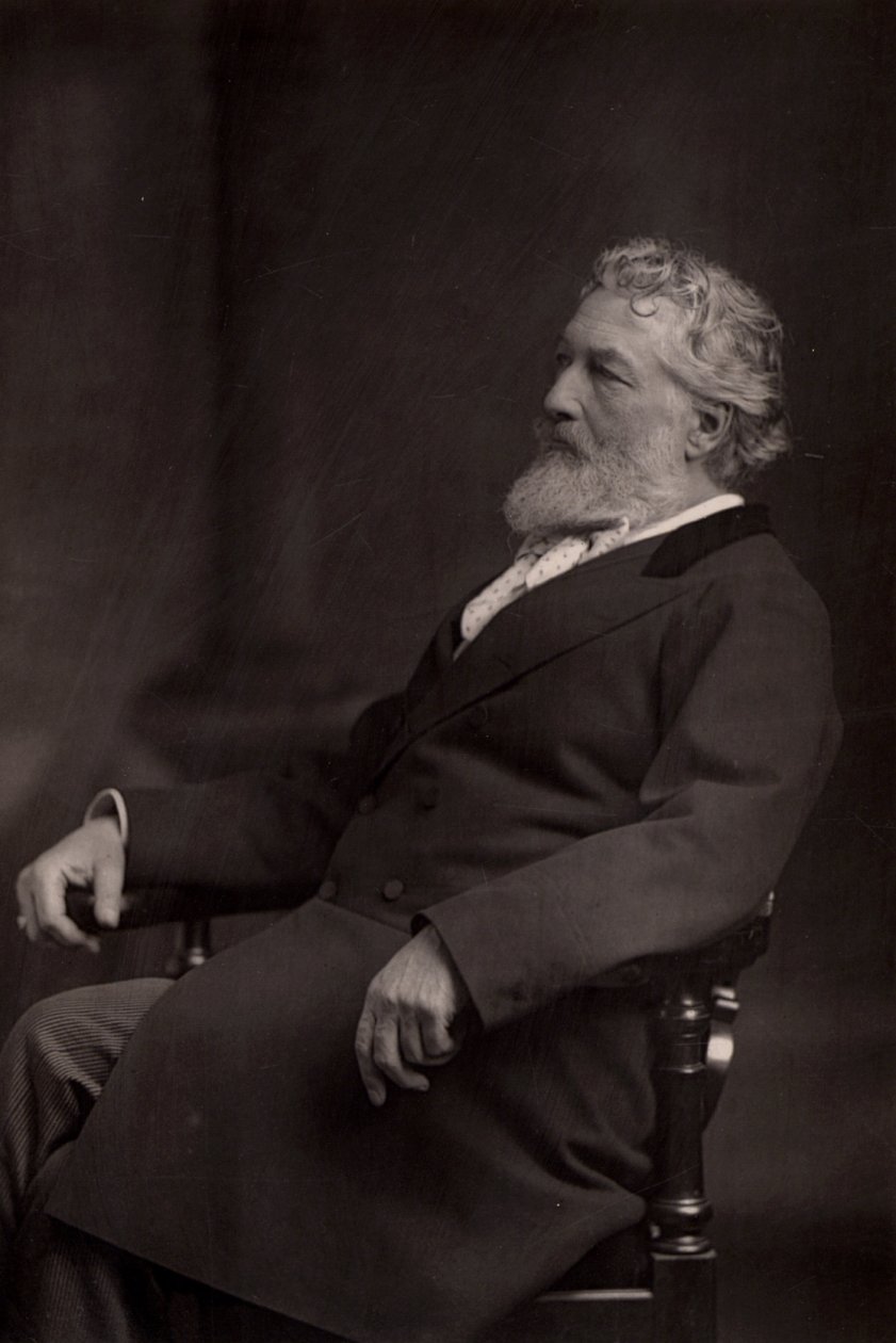 "" فريدريك أو فريدريك ، لورد لايتون (1830-1896) رسام ونحات إنجليزي ولد في سكاربورو ، يوركشاير. رئيس الأكاديمية الملكية 1878-1896. (وودبريتيبي) بواسطة W و D (بعد) داوني
