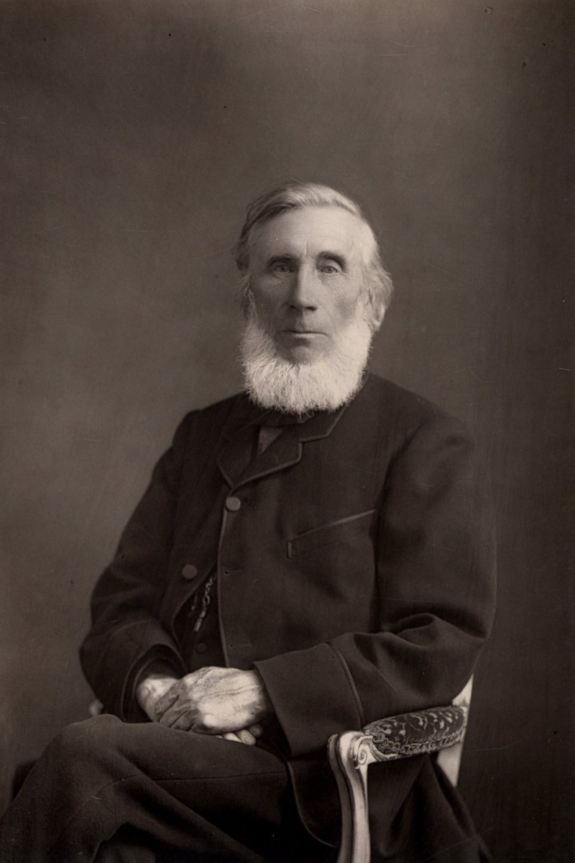 "" جون تيندال (1820-1893) عالم فيزياء بريطاني إيرلندي المولد. (وودبريتيبي) بواسطة W و D (بعد) داوني