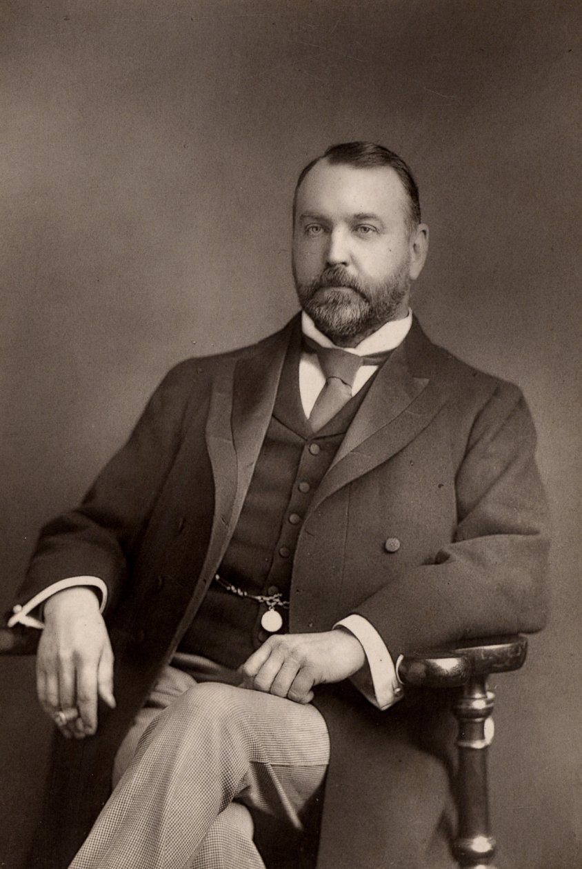"" سيدني جراندي (1848-1914) كاتب مسرحي ومحامي إنجليزي. مؤلف العديد من المسرحيات ، خاصة الكوميديا والمهازل. (وودبريتيبي) بواسطة W و D (بعد) داوني