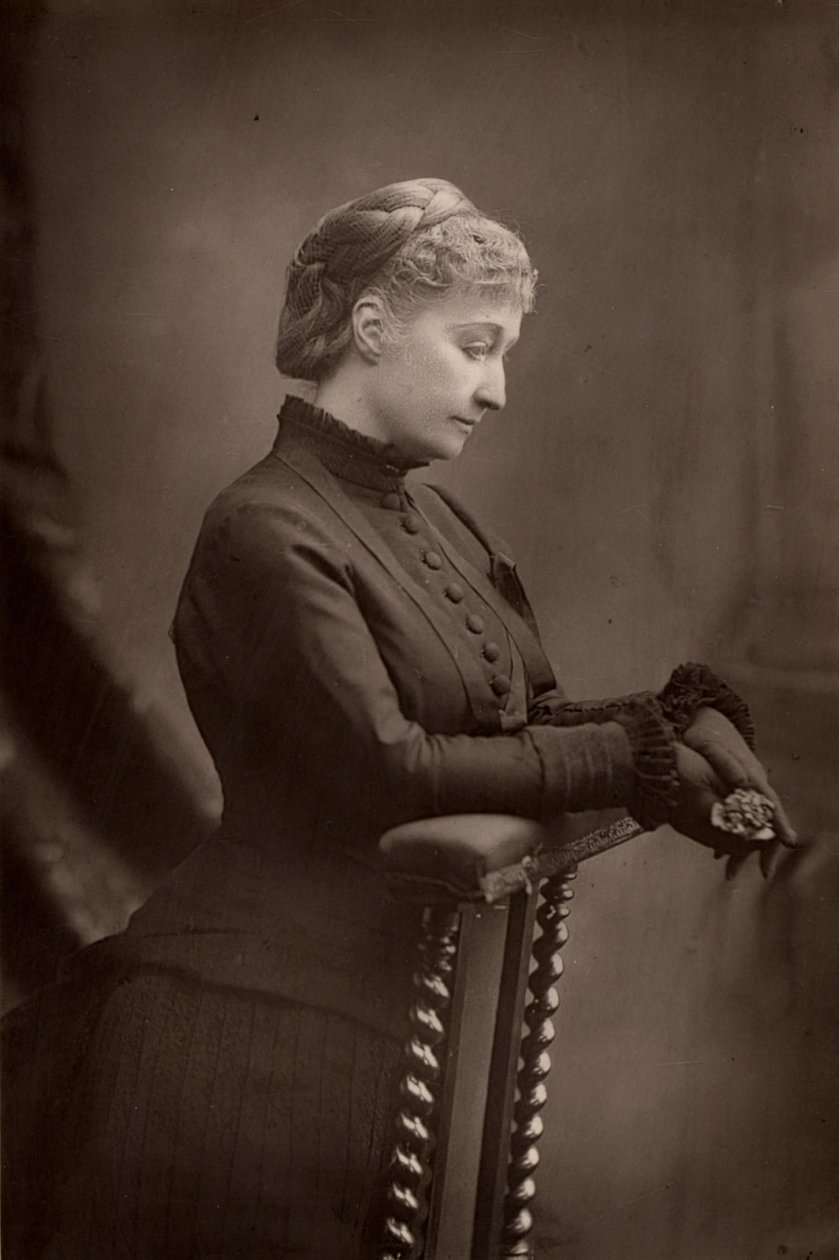 quot;quot;الإمبراطورة أوجيني (1826-1920) أرملة نابليون الثالث ملك فرنسا. (نوع الخشب) بواسطة W و D (بعد) داوني