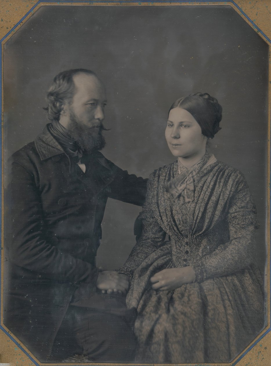 وليام وصوفيا بالمر لانغنهايم ، حوالي 1846-47. التأليف: W & F Langenheim ، William Langenheim. بواسطة وليام وفريدريك لانجنهايم