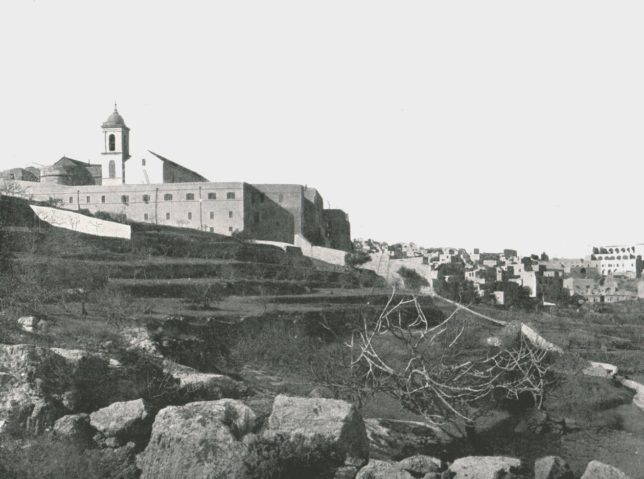 كنيسة المهد ، بيت لحم ، فلسطين ، 1895. بواسطة W and S Ltd