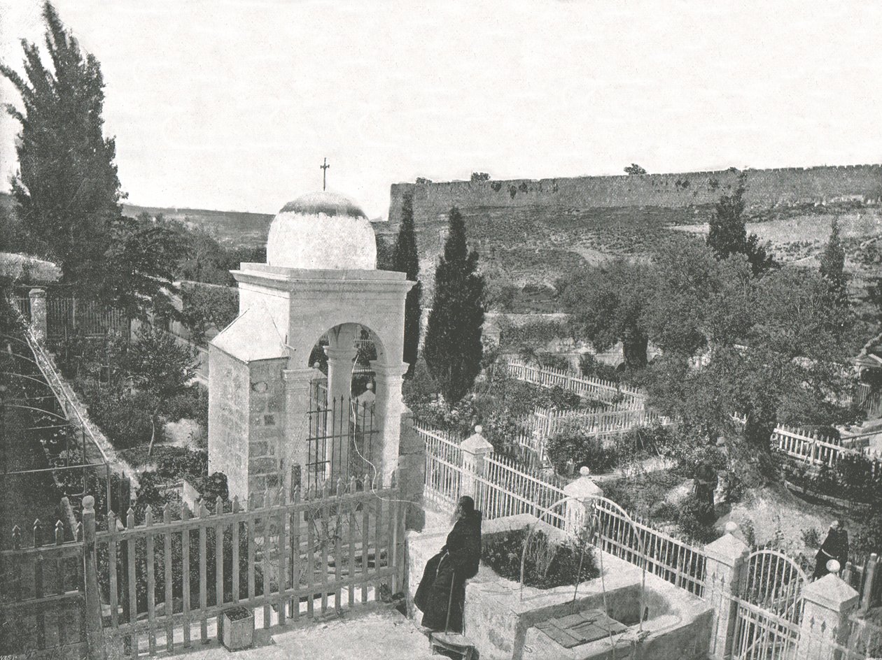 حديقة الجثمانية ، القدس ، فلسطين ، 1895. بواسطة W and S Ltd