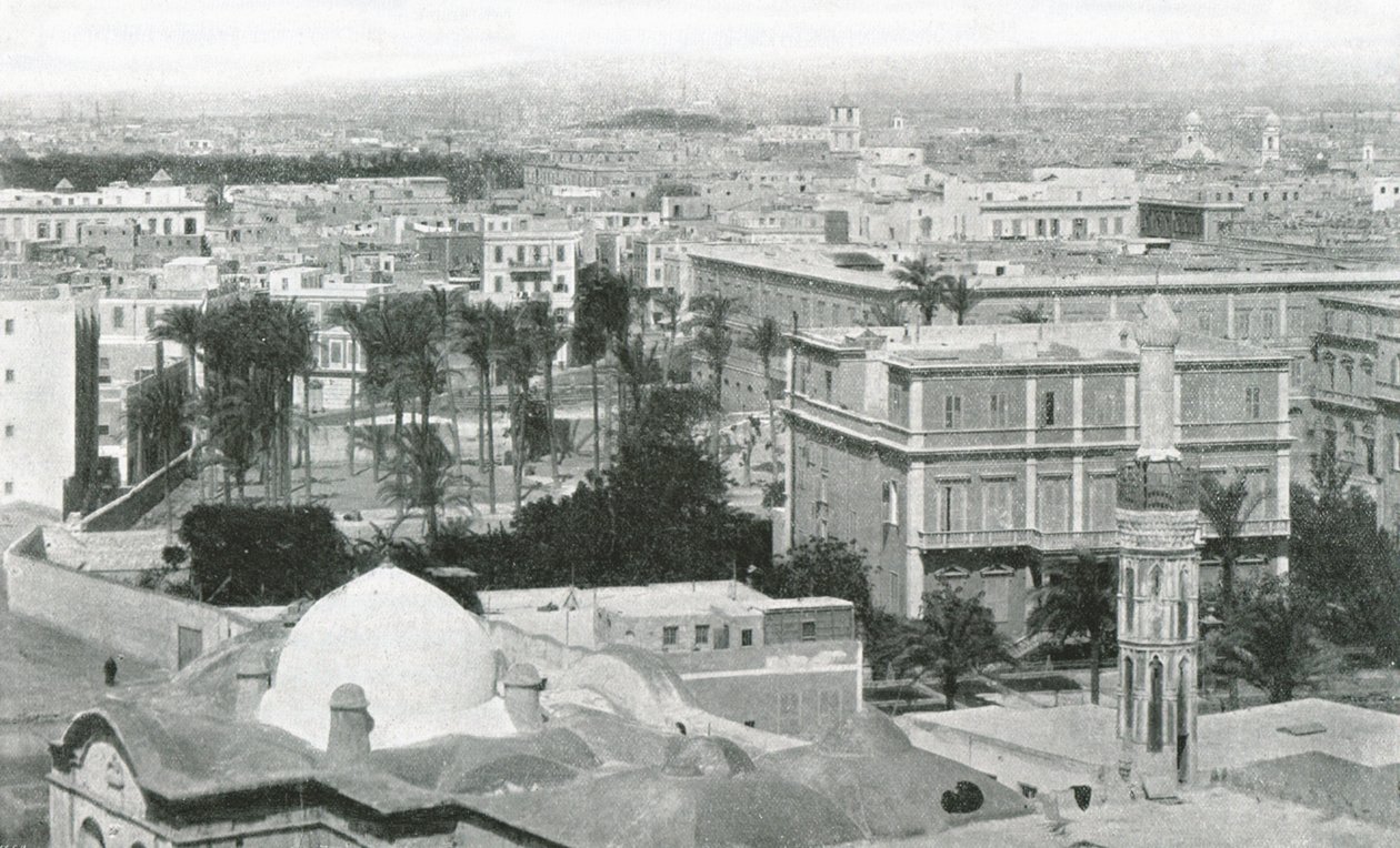 منظر لمدينة الإسكندرية ، مصر ، 1895. بواسطة W and S Ltd