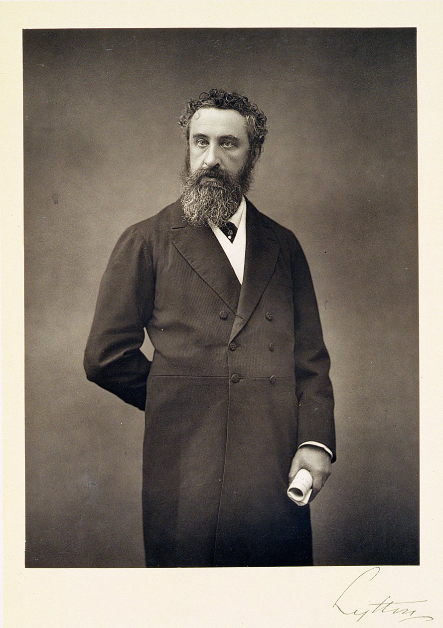 صورة إدوارد روبرت بولوير ليتون ، أول إيرل ليتون (1831-1891) بواسطة Walery Rzewuski